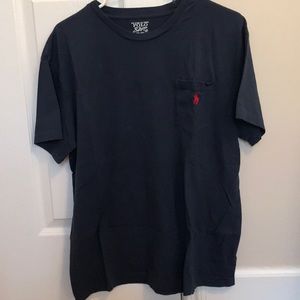 Polo Ralph Lauren Men’s pocket tee; navy blue